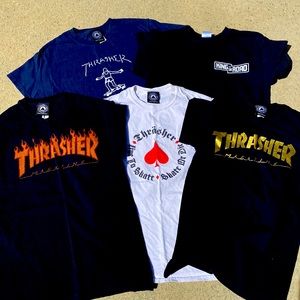 Thrasher LOT (5pack) of authentic T’s size: SM